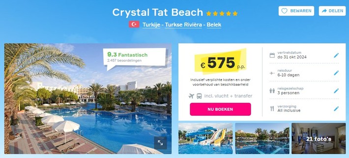 crystal-tat-beach-belek-turkije-korting