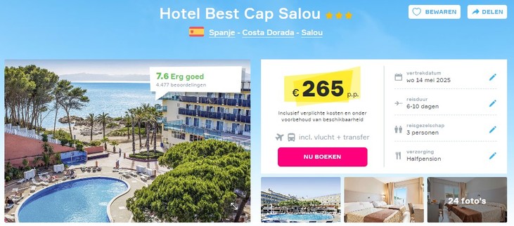 hotel-best-cap-salou-spanje