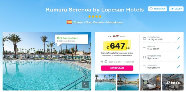 Lopesan Kumara Serenoa-gran-canaria