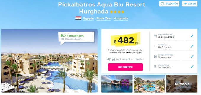 pickalbatros-aqua-blu-resort-hurghada-egypte-korting