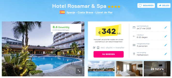 rosamar-garden-resort-lloret-de-Mar-spanje